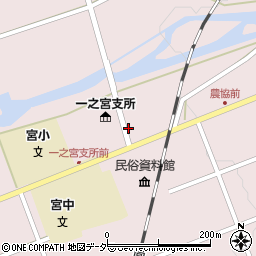 岐阜県高山市一之宮町本通上3283-11周辺の地図