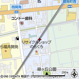 福井県福井市開発4丁目周辺の地図