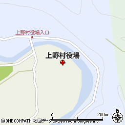 群馬県多野郡上野村周辺の地図