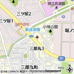 北沢産業福井周辺の地図