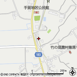 茨城県行方市手賀2605周辺の地図