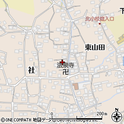 長野県諏訪郡下諏訪町東山田7409周辺の地図