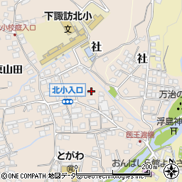 長野県諏訪郡下諏訪町東山田6821周辺の地図