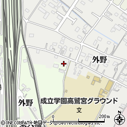 埼玉県久喜市外野147周辺の地図
