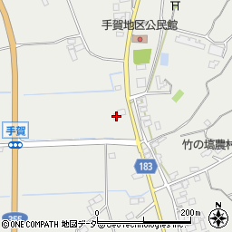 茨城県行方市手賀303周辺の地図