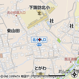 長野県諏訪郡下諏訪町東山田6829周辺の地図