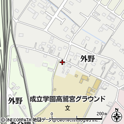 埼玉県久喜市外野214周辺の地図