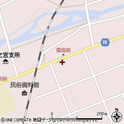 岐阜県高山市一之宮町本通中3248周辺の地図