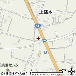 茨城県鉾田市上幡木1411-5周辺の地図