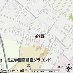 埼玉県久喜市外野208周辺の地図
