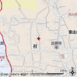 長野県諏訪郡下諏訪町東山田7476周辺の地図