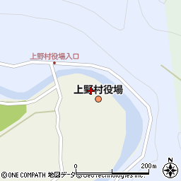 上野村役場　うえのテレビスタジオ周辺の地図
