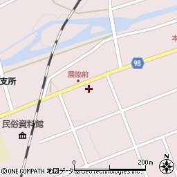 岐阜県高山市一之宮町本通中周辺の地図