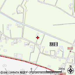 埼玉県加須市割目206周辺の地図