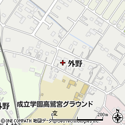 埼玉県久喜市外野209周辺の地図