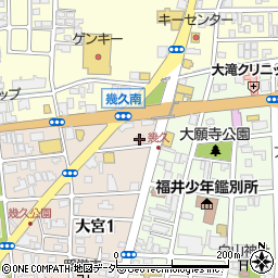 ニッポンレンタカー福井周辺の地図