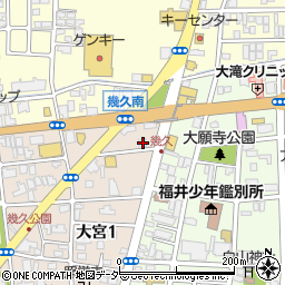 ニッポンレンタカー福井営業所周辺の地図
