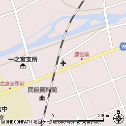 岐阜県高山市一之宮町本通中3308周辺の地図