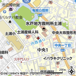 藤田時計本店周辺の地図