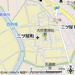 福井県福井市三ツ屋町17周辺の地図