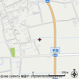 茨城県行方市手賀453周辺の地図