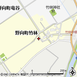 福井県勝山市野向町竹林周辺の地図