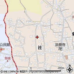 長野県諏訪郡下諏訪町東山田7480周辺の地図