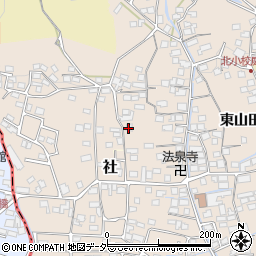 長野県諏訪郡下諏訪町東山田7461周辺の地図