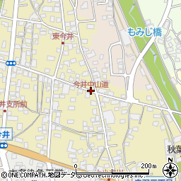 今井中山道周辺の地図
