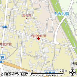 今井中山道周辺の地図