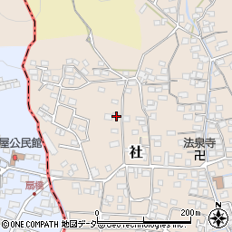 長野県諏訪郡下諏訪町東山田7536周辺の地図
