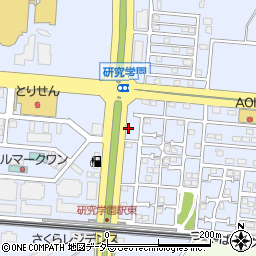 茨城県つくば市研究学園6丁目2周辺の地図