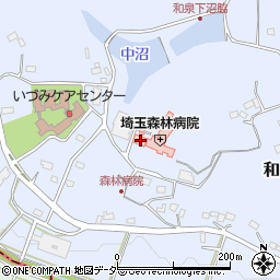 埼玉県比企郡滑川町和泉704-5周辺の地図