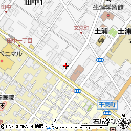 茨城県土浦市文京町18-31周辺の地図