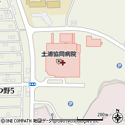 土浦協同病院ケアプランセンター周辺の地図