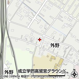 埼玉県久喜市外野228周辺の地図