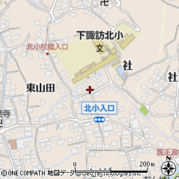 長野県諏訪郡下諏訪町東山田6841周辺の地図