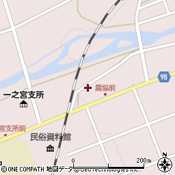 岐阜県高山市一之宮町本通中3318周辺の地図