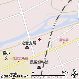 岐阜県高山市一之宮町本通上3284周辺の地図