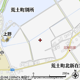 福井県勝山市荒土町北新在家周辺の地図
