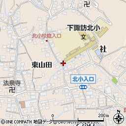 長野県諏訪郡下諏訪町東山田6838周辺の地図