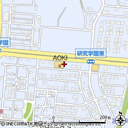 茨城県つくば市研究学園6丁目22周辺の地図