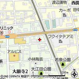 オームラ葬儀専用式場大願寺合掌会館周辺の地図