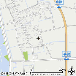 茨城県行方市手賀486周辺の地図