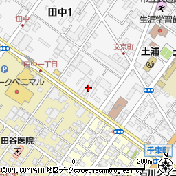 茨城県土浦市文京町18-5周辺の地図