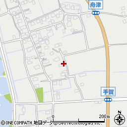 茨城県行方市手賀486-2周辺の地図