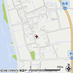 茨城県行方市手賀490周辺の地図