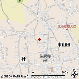 長野県諏訪郡下諏訪町東山田7423周辺の地図