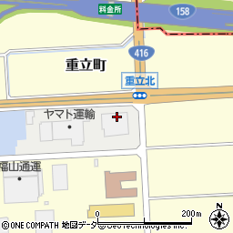 ダスキン　福井中央周辺の地図