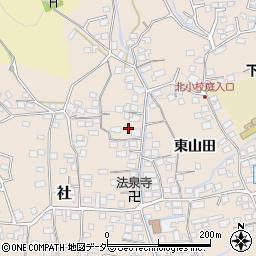 長野県下諏訪町（諏訪郡）東山田周辺の地図